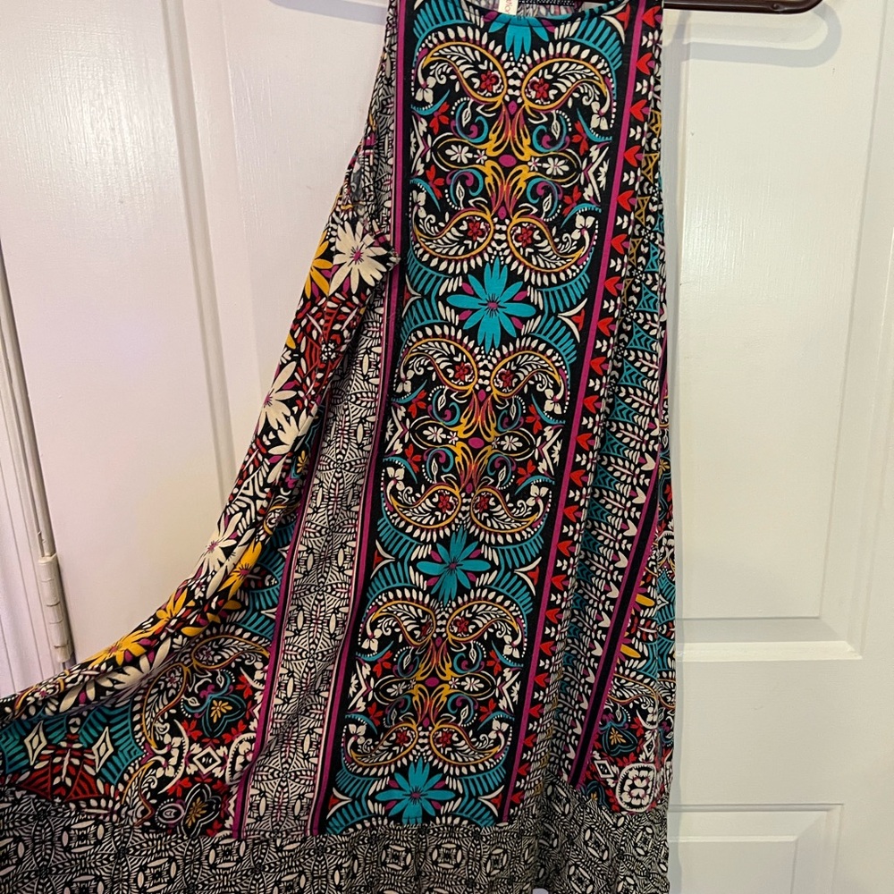 Colorful Bohemian Midi Dress